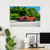 Corvette C7 Z06 Poster (Thuiskantoor)