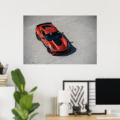 Corvette C7 Z06 Poster (Thuiskantoor)