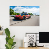 Corvette C7 Z06 Poster (Thuiskantoor)