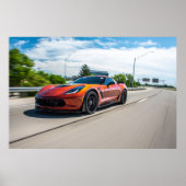Corvette C7 Z06 Poster (Voorkant)