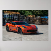 Corvette C7 Z06 Poster (Voorkant)