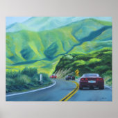 Corvette Caravan Poster (Voorkant)