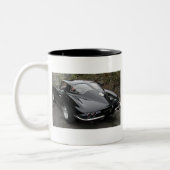 Corvette Classic Black Split Window Tweekleurige Koffiemok (Links)
