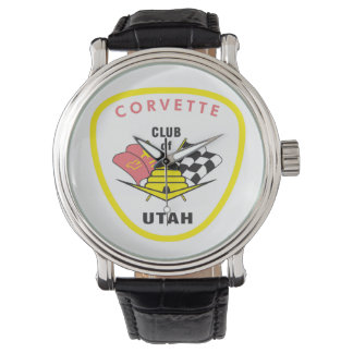 Corvette Club Logo Horloge