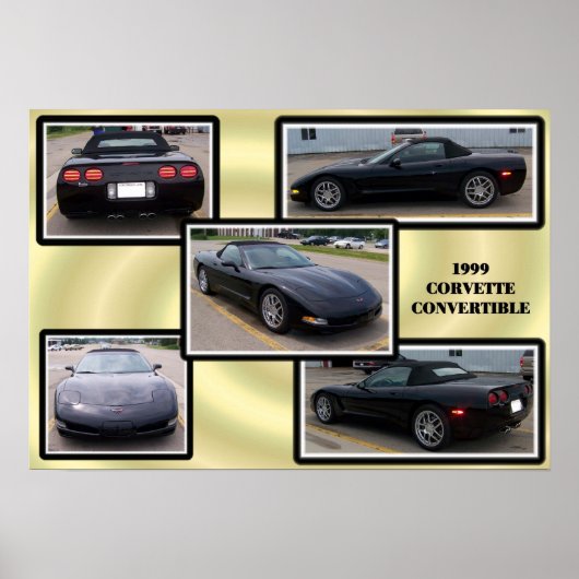 CORVETTE COLLAGE POSTER (Voorkant)