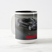 Corvette Convertible Coffee-Mok Tweekleurige Koffiemok (Voorkant links)