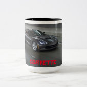 Corvette Convertible Coffee-Mok Tweekleurige Koffiemok (Center)