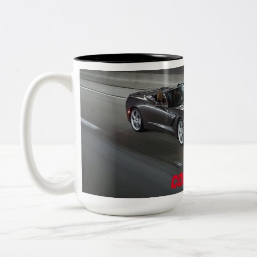 Corvette Convertible Coffee-Mok Tweekleurige Koffiemok (Links)