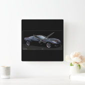 CORVETTE: DE AMERIKAANSE SPORTSCAR CLOCK VIERKANTE KLOK (Huis)