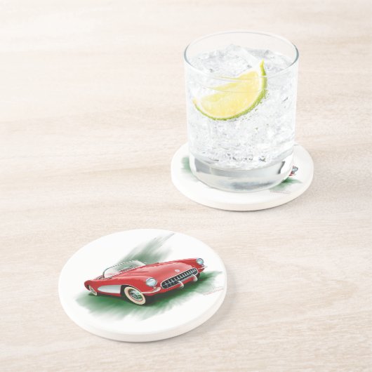 Corvette Drink Onderzetter (Zijkant)