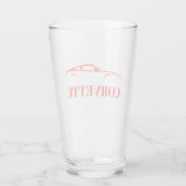 Corvette Drinkglas Glas (Achterkant)