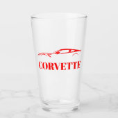 Corvette Drinkglas Glas (Voorkant)