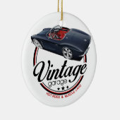 Corvette Garage Keramisch Ornament (Rechts)