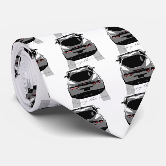 Corvette: "Geniet van het uitzicht." Stropdas (Opgerold)