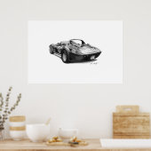 Corvette Grand Sport Poster (Keuken)