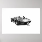 Corvette Grand Sport Poster (Voorkant)