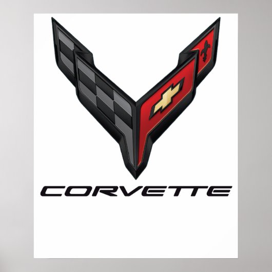 corvette logo2 poster (Voorkant)