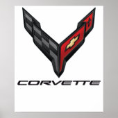 corvette logo2 poster (Voorkant)