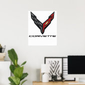 corvette logo2 poster (Thuiskantoor)