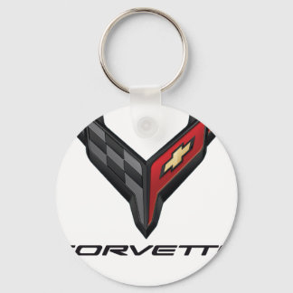 corvette logo2 sleutelhanger