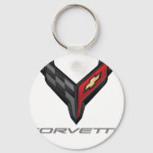 corvette logo 3 sleutelhanger (Voorkant)