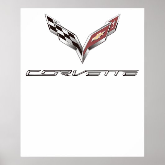 corvette logo poster (Voorkant)