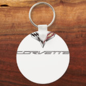 corvette logo sleutelhanger (Voorkant)