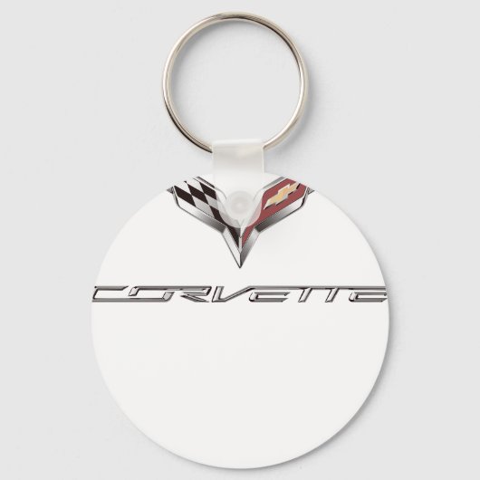 corvette logo sleutelhanger (Voorkant)