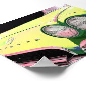 Corvette. "Mooie afdruk voor je muur." Poster (Hoek)