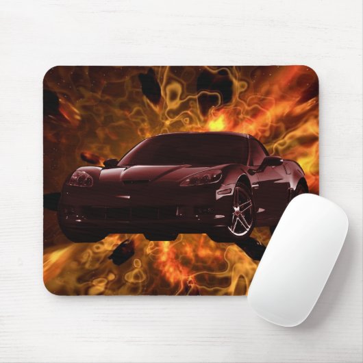 Corvette Mousepad Muismat (Met muis)