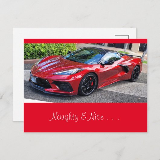 Corvette Post Kaart (Voorkant / Achterkant)