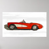 Corvette Poster (Voorkant)