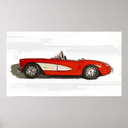 Corvette Poster (Voorkant)