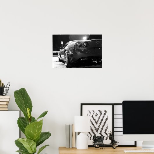 Corvette Poster (Thuiskantoor)