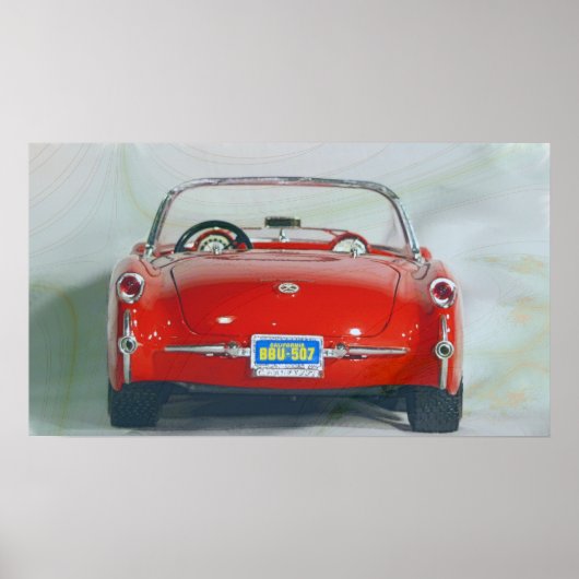 Corvette Poster (Voorkant)