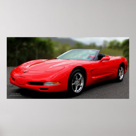 CORVETTE POSTER (Voorkant)