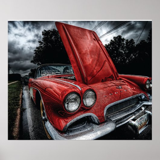 Corvette Poster (Voorkant)