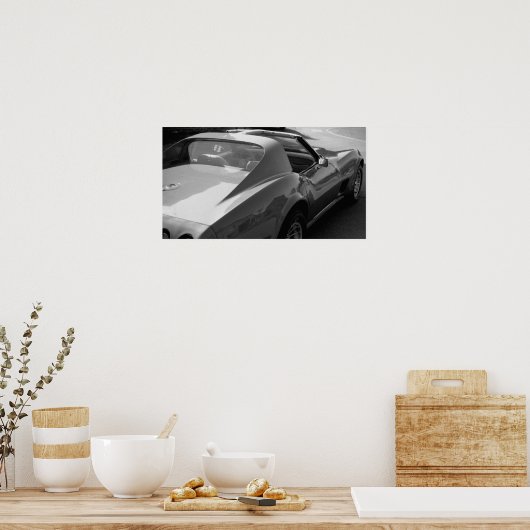 Corvette Poster (Keuken)