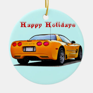 Corvette Prettige feestdagen Keramisch Ornament