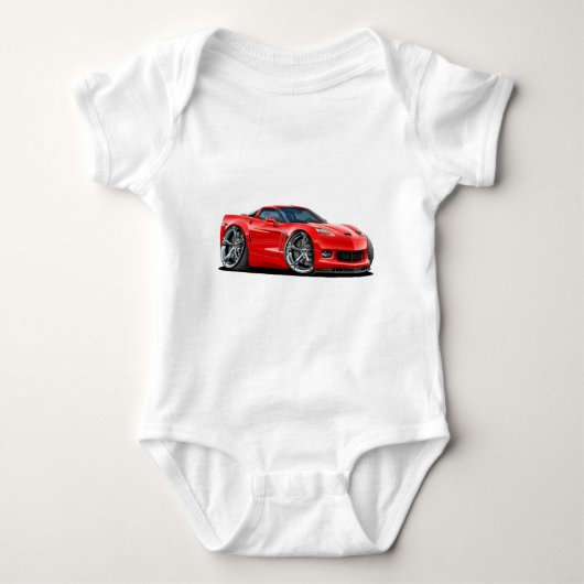 Corvette Red Car 2010-12 Romper (Voorkant)