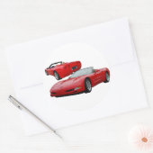 CORVETTE RONDE STICKER (Envelop)