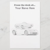 Corvette Stationery Briefpapier (Voorkant)