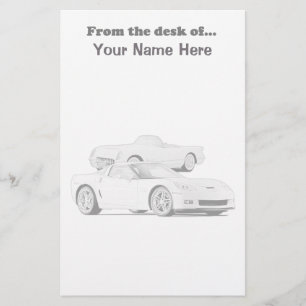Corvette Stationery Briefpapier