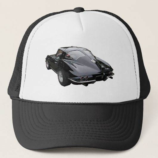 Corvette Stingray 1963 Trucker Pet (Voorkant)