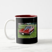 Corvette Stingray 1965 Tweekleurige Koffiemok (Links)