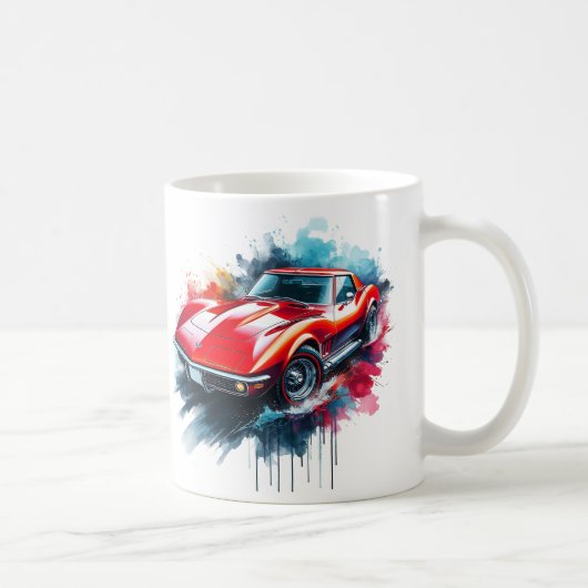 Corvette Stingray Coffee Mok (Rechts)
