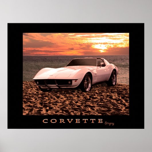Corvette Stingray poster (Voorkant)
