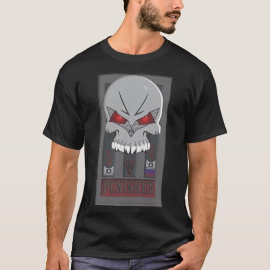 Corvette the Punisher Skull T-shirt (Voorkant)