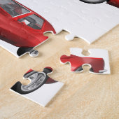 Corvette uit 1970: Roodfinse Legpuzzel (Zijkant)