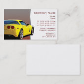 Corvette Visitekaartjes achterzijde (Voorkant / Achterkant)